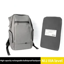 American standard genuine NIJ IIIA class large-capacity rechargeable bulletproof backpack
American standard genuine NIJ IIIA class large-capacity rechargeable bulletproof backpack