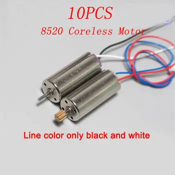 10PCS 8520 High Speed Coreless Motor with 0.3 Modulus 8T Copper Gear 1S Quad Motor DIY Spare Parts for RC Micro Drone
10PCS 8520 High Speed Coreless Motor with 0.3 Modulus 8T Copper Gear 1S Quad Motor DIY Spare Parts for RC Micro Drone