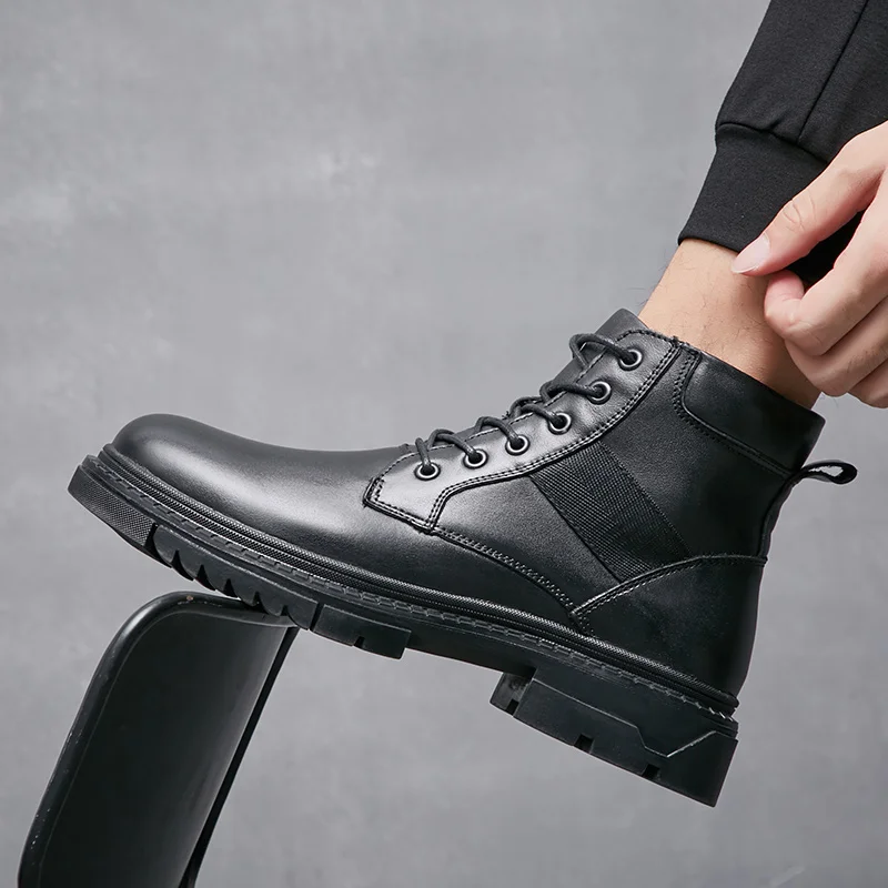 Warm Casual Shoes Male Ankle Boots Winter Men Boots Work Safety Shoes %2801 Men Shoes New Genuine Leather Snow Boots for Man
Warm Casual Shoes Male Ankle Boots Winter Men Boots Work Safety Shoes %2801 Men Shoes New Genuine Leather Snow Boots for Man