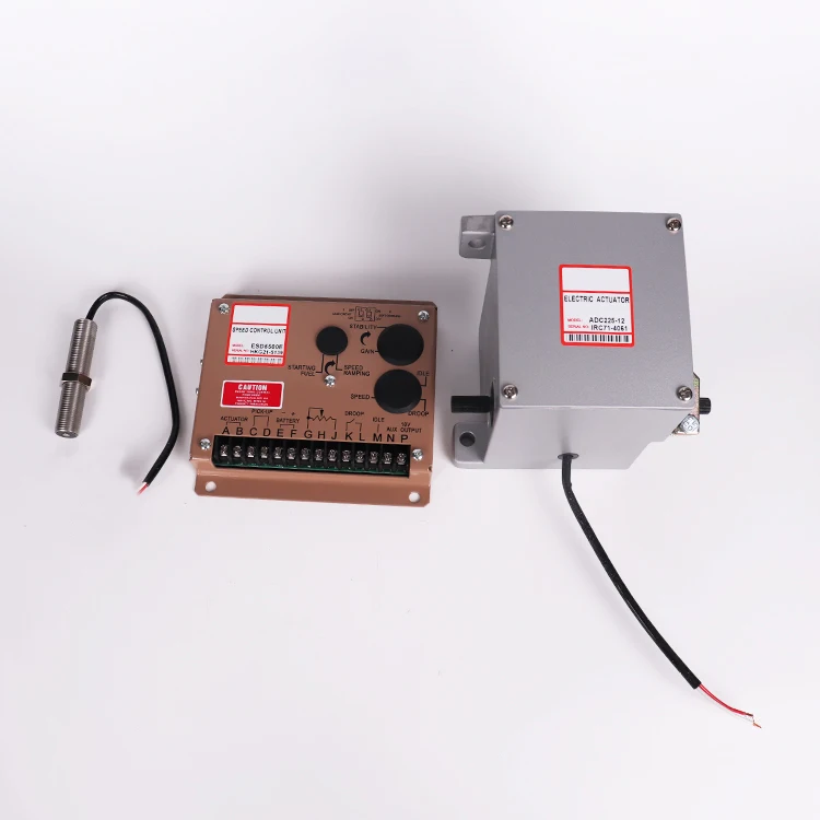 Diesel generator Governor 1set ADC225 (12V/24V) actuator+ MSP675 sensor+ ESD5111 speed controller
Diesel generator Governor 1set ADC225 (12V/24V) actuator+ MSP675 sensor+ ESD5111 speed controller