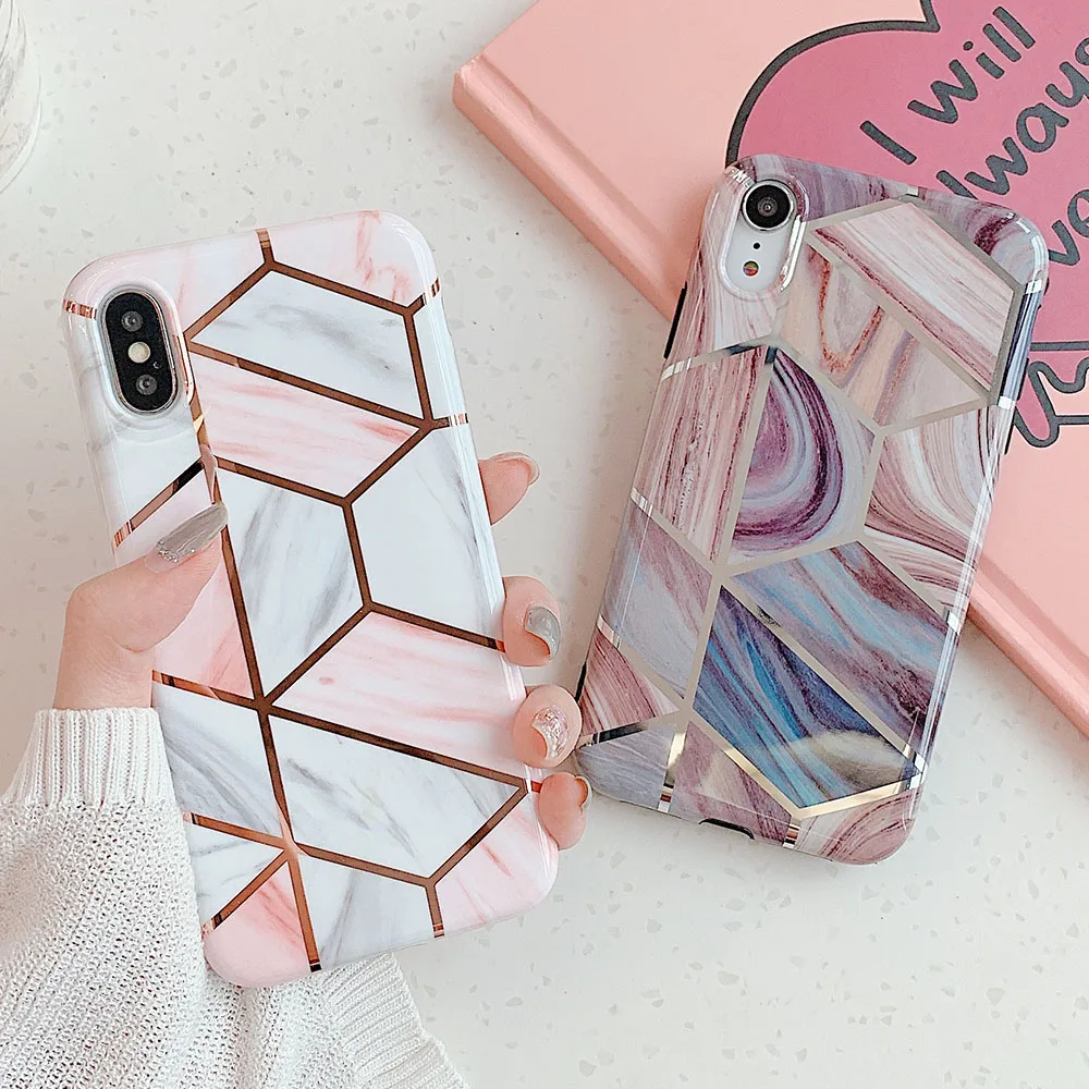 Glitter Marble Phone Case For iPhone 7 8 Plus XR XS MAX 11 Pro Max 6 6S Plus X Cases Cover IMD Geometric Soft TPU Silicone Shell
Glitter Marble Phone Case For iPhone 7 8 Plus XR XS MAX 11 Pro Max 6 6S Plus X Cases Cover IMD Geometric Soft TPU Silicone Shell