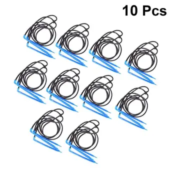 10 Pcs Easy to Use Tubing 4 Heads Plastic Material Drip Stake Garden Irrigation Tool Drip Irrigation System for Outdoor Garden
10 Pcs Easy to Use Tubing 4 Heads Plastic Material Drip Stake Garden Irrigation Tool Drip Irrigation System for Outdoor Garden