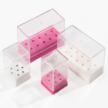 Nail Drill Bit Holder Milling Cutter Stand Display Container Holder Nail Drill Bit Storage Box For Manicure Tool Accessories 
Nail Drill Bit Holder Milling Cutter Stand Display Container Holder Nail Drill Bit Storage Box For Manicure Tool Accessories
