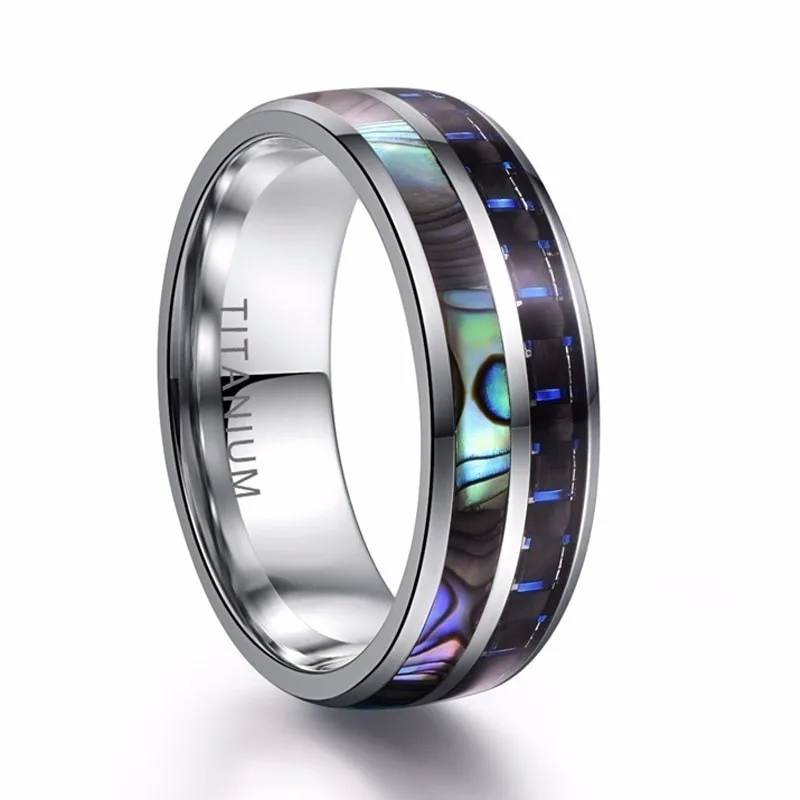 POFUNUO 2019 New Fashion Simple Inlaid Shell Stripes Casual Sporty 100% Titanium Ring for Men Women Jewelry Never Rust
POFUNUO 2019 New Fashion Simple Inlaid Shell Stripes Casual Sporty 100% Titanium Ring for Men Women Jewelry Never Rust
