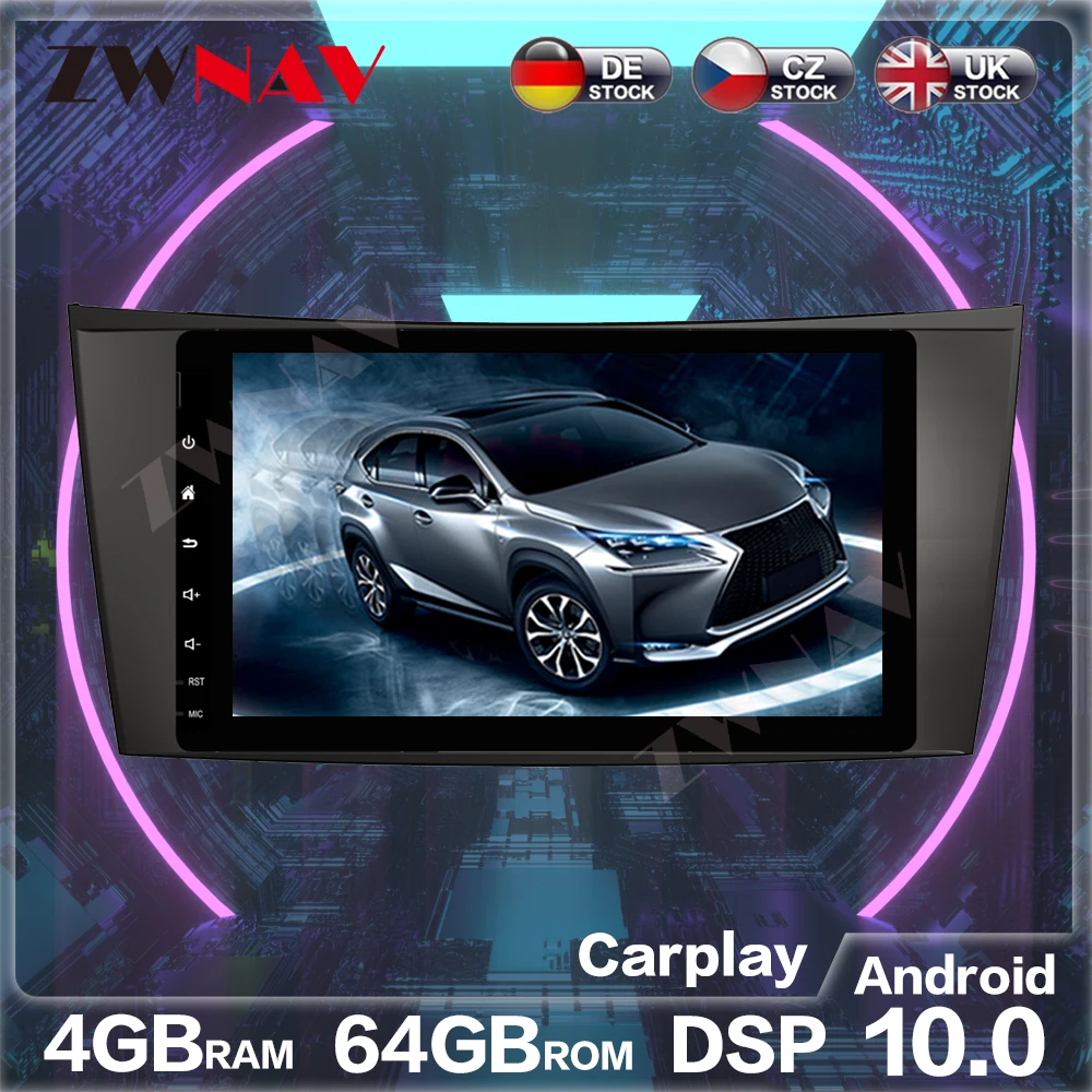 Android 10.0 4GB+64GB Car Radio GPS Navigation Unit Auto Stereo for Benz E-Class W211 CLS W219 Radio Recorder Multimedia Player
Android 10.0 4GB+64GB Car Radio GPS Navigation Unit Auto Stereo for Benz E-Class W211 CLS W219 Radio Recorder Multimedia Player
