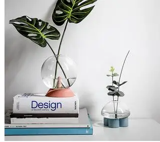 TRANSPARENT VASE HYDROPONIC PLANT VASES NORDIC STYLE FLOWER POT PLASTER VASE GLASS TABLETOP PLANTS HOME BONSAI TABLE DECORATION
TRANSPARENT VASE HYDROPONIC PLANT VASES NORDIC STYLE FLOWER POT PLASTER VASE GLASS TABLETOP PLANTS HOME BONSAI TABLE DECORATION