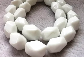Faceted nuggets Natural Jade stone 8-20mm barrel white opal Loose bead 16inch
Faceted nuggets Natural Jade stone 8-20mm barrel white opal Loose bead 16inch