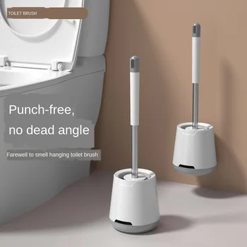 Toilet Brush Long Handle Soft Hair Toilet Cleaning Brush Set Silicone Wall-Mounted Toilet Brush
Toilet Brush Long Handle Soft Hair Toilet Cleaning Brush Set Silicone Wall-Mounted Toilet Brush