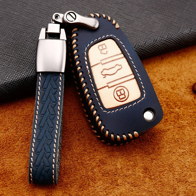 Leather Car-Styling Auto Protection Key Shell Cover Case For Audi TT A7 A4 A4L 8S B9 Q5 A6L A5 A8 Q3 Q7 Accessories Protection
Leather Car-Styling Auto Protection Key Shell Cover Case For Audi TT A7 A4 A4L 8S B9 Q5 A6L A5 A8 Q3 Q7 Accessories Protection