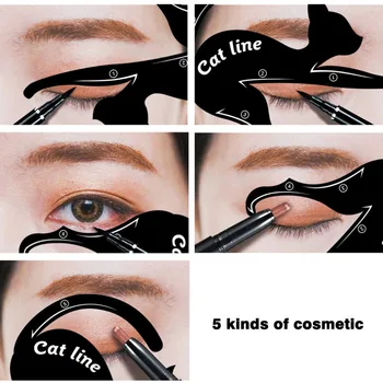 Fashionable Women Cat Line Eye Makeup Eyeliner Unique Stencils Templates Makeup Tools Kits For Eyes Eyeliner Tools
Fashionable Women Cat Line Eye Makeup Eyeliner Unique Stencils Templates Makeup Tools Kits For Eyes Eyeliner Tools