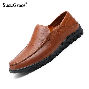 SusuGrace Slip-on men loafers casual shoes leather flat slip-on Moccasins youth trend zapatos de hombre comfortable drive shoes
SusuGrace Slip-on men loafers casual shoes leather flat slip-on Moccasins youth trend zapatos de hombre comfortable drive shoes