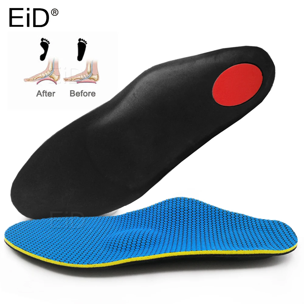 

EiD Severe Flat feet insoles Orthotic Arch Support Inserts Orthopedic Shoes insole soles Heel Pain Plantar Fasciitis Men Woman
