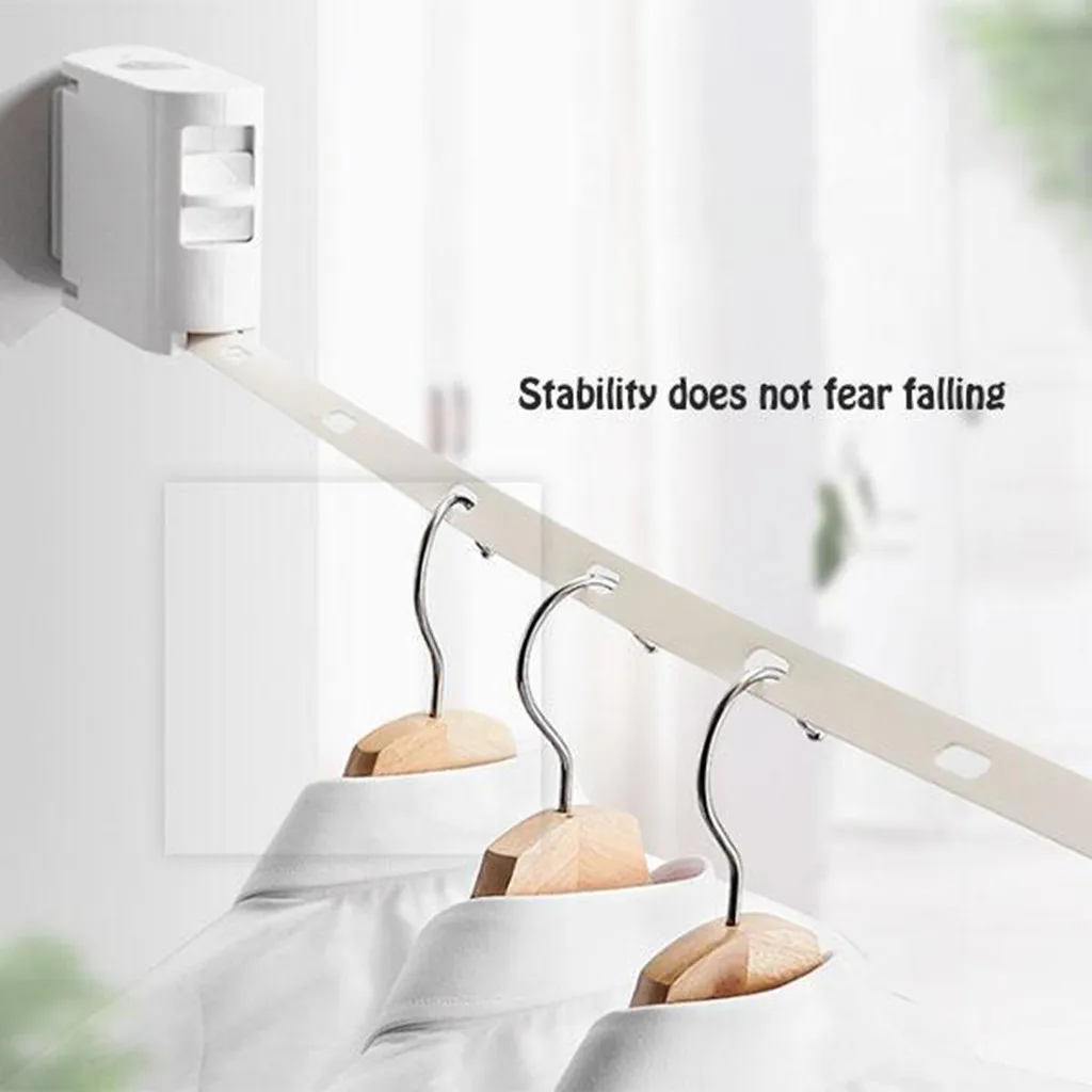 New Retractable Invisible Clothesline Indoor Wall Hanging Stretch Clothesline Convenient Home Drying Rack Room Organizer
New Retractable Invisible Clothesline Indoor Wall Hanging Stretch Clothesline Convenient Home Drying Rack Room Organizer