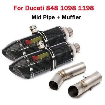 Slip On Motorcycle Exhaust Muffler Tips Pipe Connecting Middle link Pipe Exhaust System Escape For Ducati 848 1098 1198 Modified
Slip On Motorcycle Exhaust Muffler Tips Pipe Connecting Middle link Pipe Exhaust System Escape For Ducati 848 1098 1198 Modified