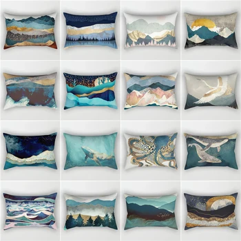 Elife Bohemian Mountain Polyester Cotton Linen rectangular pillow shams pillow case throw Cushion Cover For Sofa car 30x50cm 
Elife Bohemian Mountain Polyester Cotton Linen rectangular pillow shams pillow case throw Cushion Cover For Sofa car 30x50cm