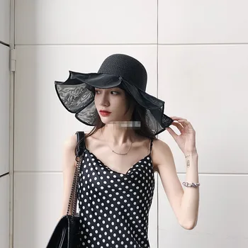 202003-axi Drill chain paper patchwork Transparent yarn Lotus leaf brim modelshow catwalk lady sun cap women holiday sun hat 
202003-axi Drill chain paper patchwork Transparent yarn Lotus leaf brim modelshow catwalk lady sun cap women holiday sun hat