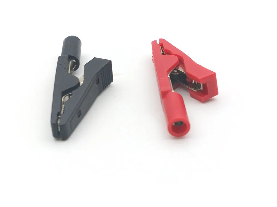 Description Picture 3 of item100pcs brass Alligator clip FOR 2mm BANANA PLUG test probe connector adapter
