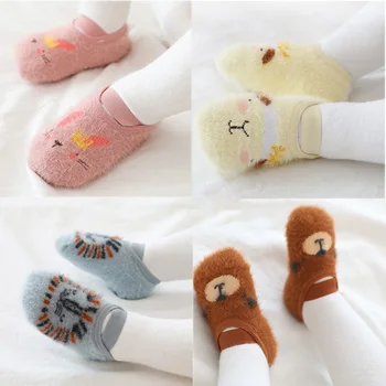 Baby Floor Socks Newborn Anti Slip Baby Socks Winter Warm Short Floor Socks Cartoon Toddler Infant Sock for 0-3YNew 
Baby Floor Socks Newborn Anti Slip Baby Socks Winter Warm Short Floor Socks Cartoon Toddler Infant Sock for 0-3YNew