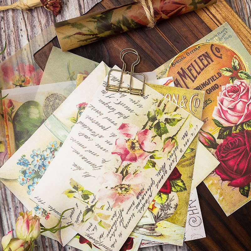 12pcs/Pack Vintage Flowers Vellum Paper Pattern Pack for Scrapbooking Happy Planner Card Making Junk Journal Project
12pcs/Pack Vintage Flowers Vellum Paper Pattern Pack for Scrapbooking Happy Planner Card Making Junk Journal Project