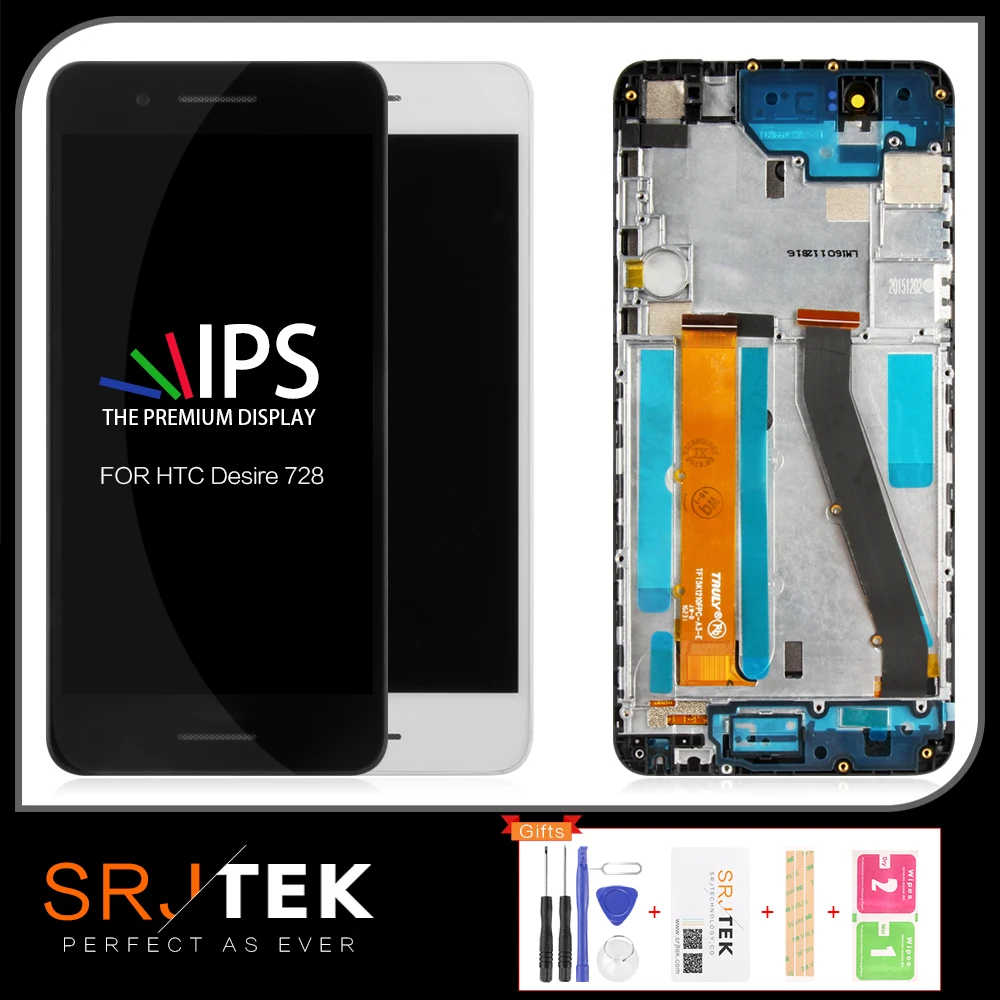 100% Tested For HTC Desire 728 LCD Touch Screen with Frame For HTC Desire 728 Display Digitizer Replacement Parts 728G 728w
100% Tested For HTC Desire 728 LCD Touch Screen with Frame For HTC Desire 728 Display Digitizer Replacement Parts 728G 728w