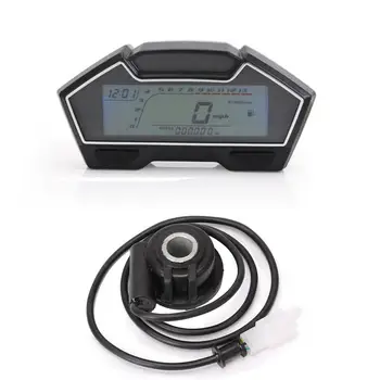 For 2,4 cylinder LCD Motorcycle Racing Bike Speedometer Odometer RPM Speed Fuel Gauge 13000RPM DIY Speedometer
For 2,4 cylinder LCD Motorcycle Racing Bike Speedometer Odometer RPM Speed Fuel Gauge 13000RPM DIY Speedometer