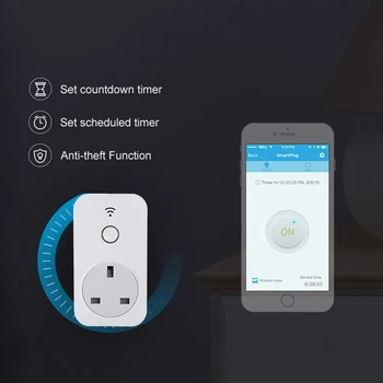 Smart home UK Plug Wifi Socket Power Supply Wireless Switch For Home Appliance home automation broadlink Smart Plug with IFTTT
Smart home UK Plug Wifi Socket Power Supply Wireless Switch For Home Appliance home automation broadlink Smart Plug with IFTTT