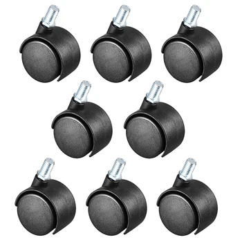 uxcell 8 Pcs 40mm 1.5-inch Swivel Caster Wheels Nylon 360 Degree Threaded Stem Caster Wheel, M8 x 15mm, 33lb Capacity
uxcell 8 Pcs 40mm 1.5-inch Swivel Caster Wheels Nylon 360 Degree Threaded Stem Caster Wheel, M8 x 15mm, 33lb Capacity