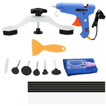 Paintless Dent Repair Tools Kit Mini Hand Tool Set Bridge Dent Puller Removal Tool with Glue Gun Glue Sticks for Auto Body
Paintless Dent Repair Tools Kit Mini Hand Tool Set Bridge Dent Puller Removal Tool with Glue Gun Glue Sticks for Auto Body