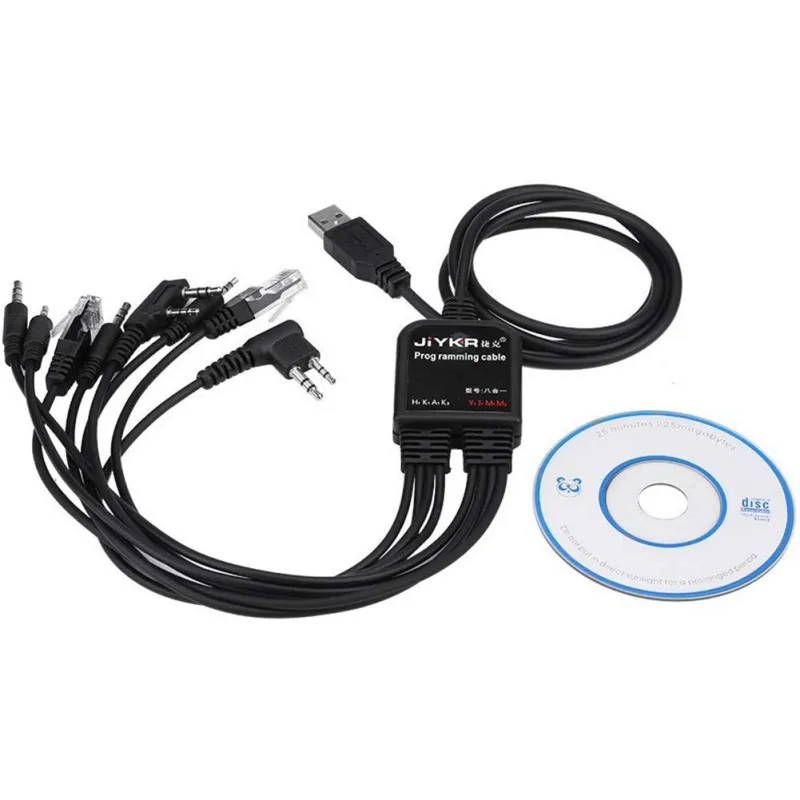Multifunctional Compatible For Walkie Talkie KENWOOD/QuanSheng/HYT/Motorola/YAESU/ICOM Radio 8 In 1 USB Programming Cable
Multifunctional Compatible For Walkie Talkie KENWOOD/QuanSheng/HYT/Motorola/YAESU/ICOM Radio 8 In 1 USB Programming Cable