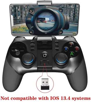 IPEGA PG-9156 Wireless4.0+2.4G Wireless Gamepad Trigger Pubg Controller Mobile Joystick Compatible Phone8/XR/XS iOS Compatible
IPEGA PG-9156 Wireless4.0+2.4G Wireless Gamepad Trigger Pubg Controller Mobile Joystick Compatible Phone8/XR/XS iOS Compatible