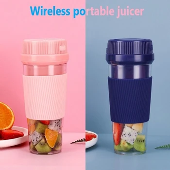 2 Colors Mini USB Juicer Home Kitchen Rechargeable Juice Extractor Plastic Safety Stainless Steel Knife Wireless Fruit Juice Cup
2 Colors Mini USB Juicer Home Kitchen Rechargeable Juice Extractor Plastic Safety Stainless Steel Knife Wireless Fruit Juice Cup