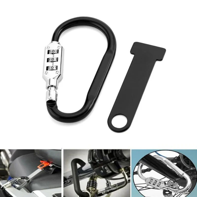 Bike Helmet Lock Buckle Scooter Anti-theft Open Face Helmet Lock Fastener Lock T-bar 3-Digit Combination Safety Bicycle Riding
Bike Helmet Lock Buckle Scooter Anti-theft Open Face Helmet Lock Fastener Lock T-bar 3-Digit Combination Safety Bicycle Riding