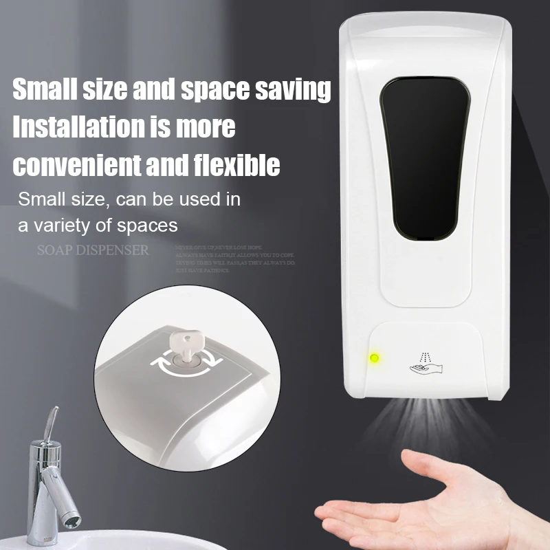 Automatic Soap Dispenser Touchless Wall Mounted Motion Sensor Smart Sprayer for Restaurants Home Public 1000ml MJJ88
Automatic Soap Dispenser Touchless Wall Mounted Motion Sensor Smart Sprayer for Restaurants Home Public 1000ml MJJ88