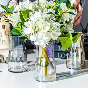 Strongwell Nordic Ins Colourful Glass Vase Simple Color Transparent Flower Vase Craft Desktop Home Decoration Wedding Gift
Strongwell Nordic Ins Colourful Glass Vase Simple Color Transparent Flower Vase Craft Desktop Home Decoration Wedding Gift