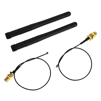 For 3G/4G Wireless Router Aerial 2.4GHz WiFi Antenna RP-SMA Male Wireless Router with 10cm PCI UFL IPX to RP SMA Pigtail Cable
For 3G/4G Wireless Router Aerial 2.4GHz WiFi Antenna RP-SMA Male Wireless Router with 10cm PCI UFL IPX to RP SMA Pigtail Cable
