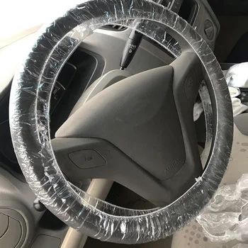 Universal 100/250 PCS Car Steering Wheel Cover Transparent Plastic Disposable Protective Covers For Auto Car Truck Accessories
Universal 100/250 PCS Car Steering Wheel Cover Transparent Plastic Disposable Protective Covers For Auto Car Truck Accessories