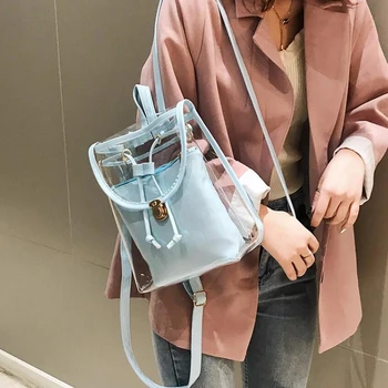 Summer Transparent Backpack Jelly Mini Women Shoulder Bags School Backpack For Teenager Girls Mochila Female Bagpack 2020
Summer Transparent Backpack Jelly Mini Women Shoulder Bags School Backpack For Teenager Girls Mochila Female Bagpack 2020