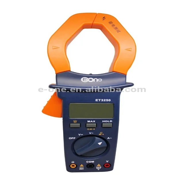 ET3250 Digital clamp meter AC ammeter gauge auto range voltmeter with clamp light and backlight
ET3250 Digital clamp meter AC ammeter gauge auto range voltmeter with clamp light and backlight