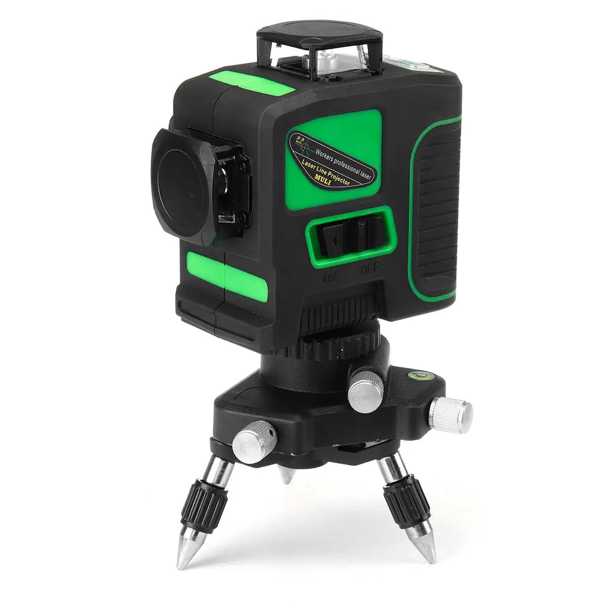 12 Lines Self-Leveling 3D Green Laser Level 360 Degre Horizontal And Vertical Cross Lines Green Laser Line With Tripod Battery
12 Lines Self-Leveling 3D Green Laser Level 360 Degre Horizontal And Vertical Cross Lines Green Laser Line With Tripod Battery