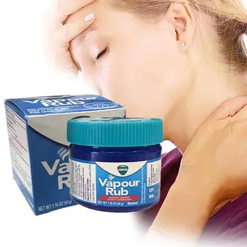 Vapor Rub White Cooling Balm Herbal Cream Refresh Ointment Cold Headache Muscle Pain Analgesic Essential Oil 50G
Vapor Rub White Cooling Balm Herbal Cream Refresh Ointment Cold Headache Muscle Pain Analgesic Essential Oil 50G
