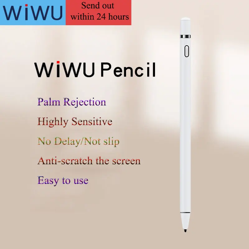 WIWU Stylus for iPad Pro Air Mini 2018 2019 Palm Rejection Tablet Touch Pen for iPad 9.7 10.5 11 12.9 Touch Pen for iPad 10.2
WIWU Stylus for iPad Pro Air Mini 2018 2019 Palm Rejection Tablet Touch Pen for iPad 9.7 10.5 11 12.9 Touch Pen for iPad 10.2