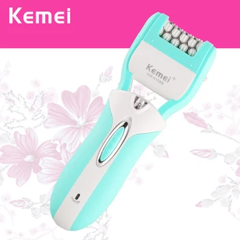 Kemei Epilator Rechargeable Lady Hair Removal For Women Bikini Leg Underarm Armpit Body Eyebrow Epilator KM-6198B 43D
Kemei Epilator Rechargeable Lady Hair Removal For Women Bikini Leg Underarm Armpit Body Eyebrow Epilator KM-6198B 43D