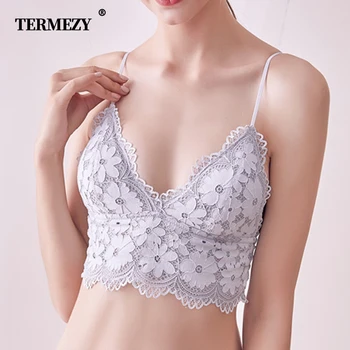 TERMEZY French Style Lace Floral Bralette Seamless Lace Bra Wireless Thin Underwear Sexy Lingerie Soft Push Up Bras For Women
TERMEZY French Style Lace Floral Bralette Seamless Lace Bra Wireless Thin Underwear Sexy Lingerie Soft Push Up Bras For Women