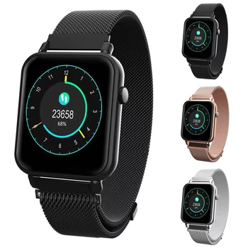 Smart Watch Fitness Tracker Heart Rate Blood Pressure Monitor Alarm Waterproof Smart Bracelet
Smart Watch Fitness Tracker Heart Rate Blood Pressure Monitor Alarm Waterproof Smart Bracelet