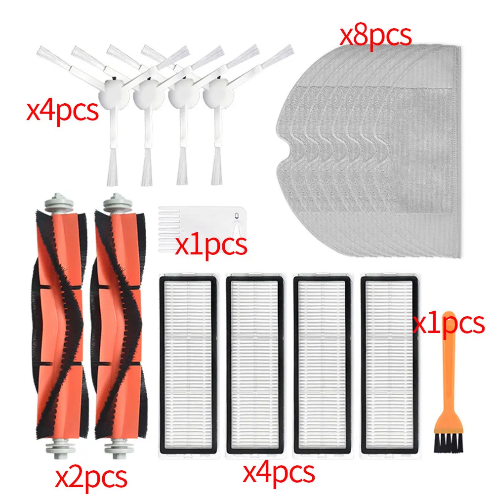 Hepa Filter + Main Side Brush + Mop Cloth for Xiami Mi Robot Vacuum ,Model: Mijia 1C / STYTJ01ZHM Vacuum Cleaner Accessories
Hepa Filter + Main Side Brush + Mop Cloth for Xiami Mi Robot Vacuum ,Model: Mijia 1C / STYTJ01ZHM Vacuum Cleaner Accessories