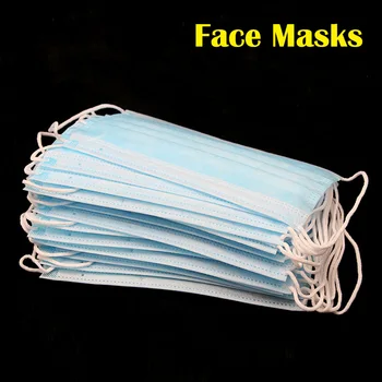 100PCS Caps wholesale Masks Disposable Face Mask Three layers of protection Civil Respirator Dustproof windproof Antifogging
100PCS Caps wholesale Masks Disposable Face Mask Three layers of protection Civil Respirator Dustproof windproof Antifogging