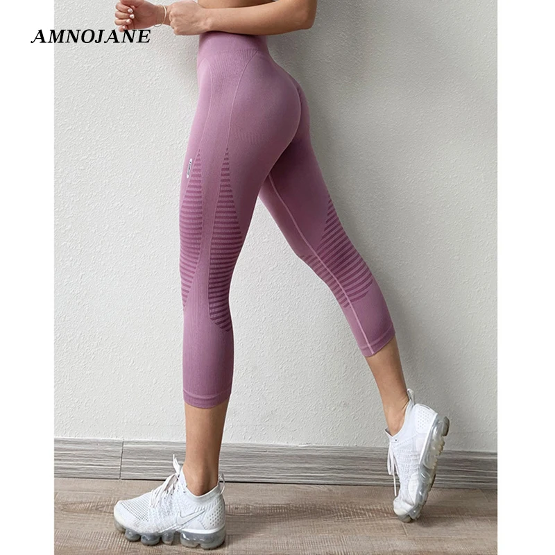 

Seamless Colorvalue Push Up Gym Leggings Athletic Running Fitness Clothing Joga Yoga Pants Women Legging Sport Femme Sweatpants