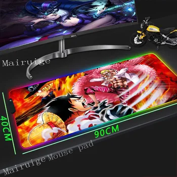 Mairuige Anime One Piece Red Feather Game Large RGB Mouse Pad Black Lock-Edge Computer Desk Mat Fabric Rubber Non-slip Stripe
Mairuige Anime One Piece Red Feather Game Large RGB Mouse Pad Black Lock-Edge Computer Desk Mat Fabric Rubber Non-slip Stripe