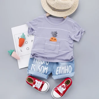 Children Baby Girl Clothes Set Summer Toddler Boy Short Sleeve Tshirt Two-piece Sets Cotton Kids Infant Clothing Outfits
Children Baby Girl Clothes Set Summer Toddler Boy Short Sleeve Tshirt Two-piece Sets Cotton Kids Infant Clothing Outfits