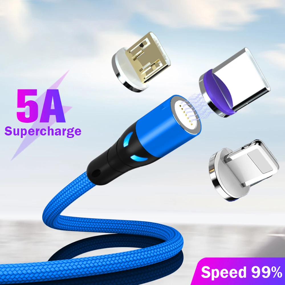5A Fast Charging Magnetic USB Cable Charger 1m Micro USB Data Cable for iphone X Samsung S8 Huawei Xiaomi mi8 Usb type c Wire
5A Fast Charging Magnetic USB Cable Charger 1m Micro USB Data Cable for iphone X Samsung S8 Huawei Xiaomi mi8 Usb type c Wire